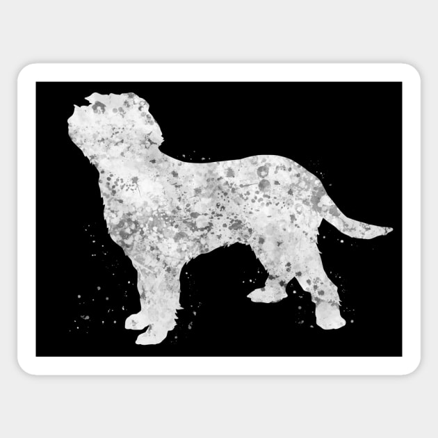 Italian Spinone dog Sticker by Yahya Art
